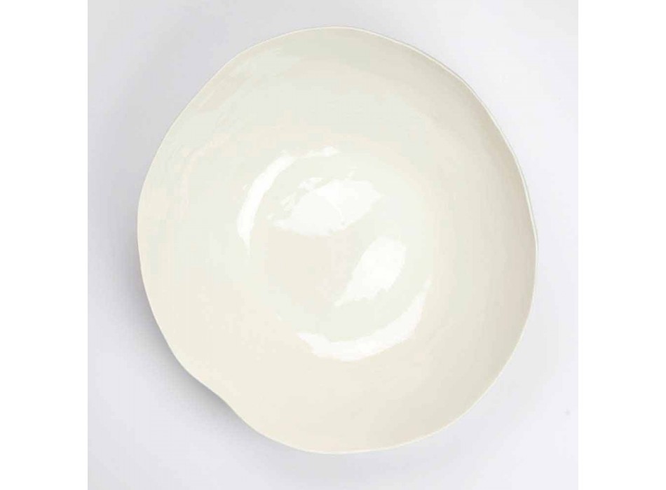 2 Saladeiras em Porcelana Branca Peças Únicas de Design Italiano - Arciconcreto