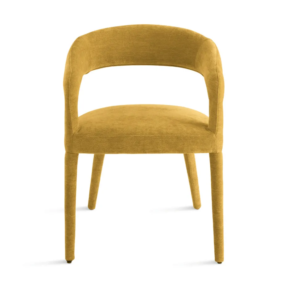 2 Poltronas Estofadas em Tecido Bouclè com Estrutura Revestida - Domenica Viadurini