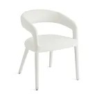 2 Poltronas Estofadas em Tecido Bouclè com Estrutura Revestida - Domenica Viadurini