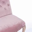 2 Cadeiras de Sala de Jantar com Assento Estofado e Estofado Homemotion - Mania Viadurini