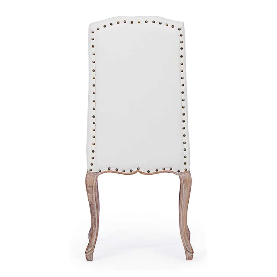 2 Cadeiras de Sala de Jantar com Assento Estofado e Estofado Homemotion - Mania Viadurini