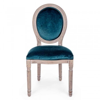 2 Cadeiras de Sala de Jantar Classic Design em Poliéster Homemotion - Dalida