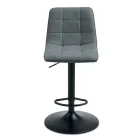 2 banquetas de sala de estar com assento de tecido em cores diferentes - Corrente Viadurini