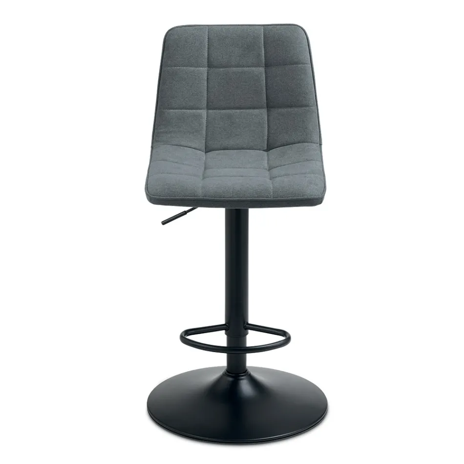 2 banquetas de sala de estar com assento de tecido em cores diferentes - Corrente Viadurini