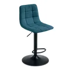 2 banquetas de sala de estar com assento de tecido em cores diferentes - Corrente Viadurini