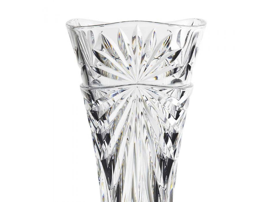 2 Vasos de Decoração de Mesa em Cristal Ecológico de Design Único - Daniele