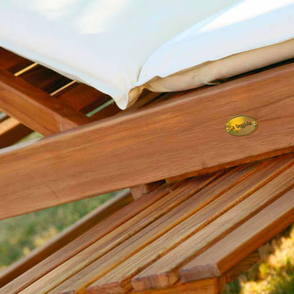 Teca real ajustável para berço Viadurini