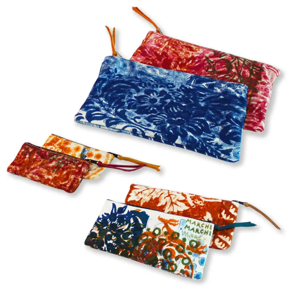 Embreagens de algodão de alta qualidade, feitas à mão - Viadurini by Marchi Viadurini