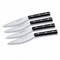 4 facas de mesa finas, Berti exclusivamente para Viadurini - Aldino