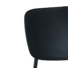 4 Cadeiras de Jantar em Aço e Polipropileno - Aquila Viadurini