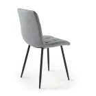 Conjunto de 4 cadeiras de sala de estar com assentos de tecido em cores diferentes - Modelo atual Viadurini