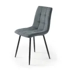 Conjunto de 4 cadeiras de sala de estar com assentos de tecido em cores diferentes - Modelo atual Viadurini