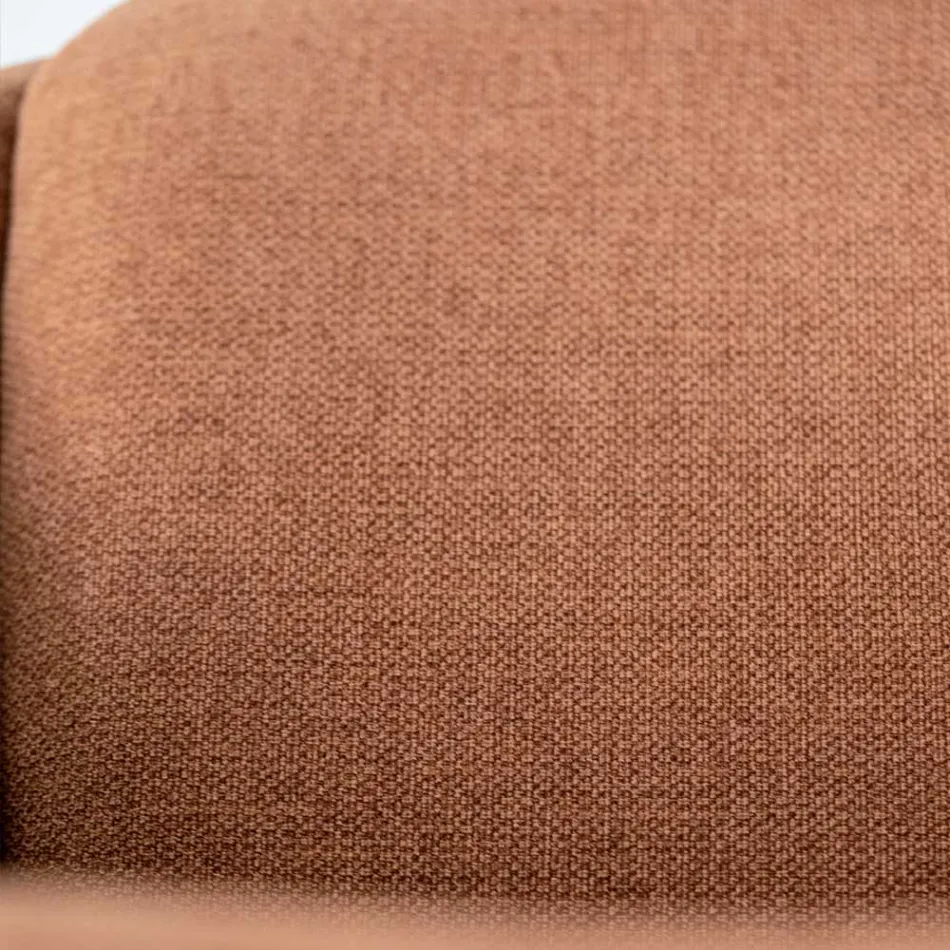 4 Cadeiras para Sala com Assento em Tecido e Estrutura em Madeira Maciça - Passion Viadurini