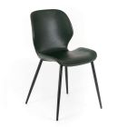 4 Cadeiras para Sala em Soft-touch de Diferentes Cores e Pernas Metálicas - Spritz Viadurini