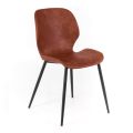 4 Cadeiras para Sala em Soft-touch de Diferentes Cores e Pernas Metálicas - Spritz