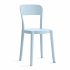 4 Cadeiras empilháveis de exterior de polipropileno fabricadas na Itália Design - Alexus Viadurini