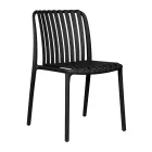 Conjunto de 4 cadeiras de jardim empilháveis em polipropileno e fibra de vidro - Orelia Viadurini