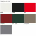 4 cadeiras empilháveis em metal e polipropileno fabricadas na Itália - Clarinda Viadurini