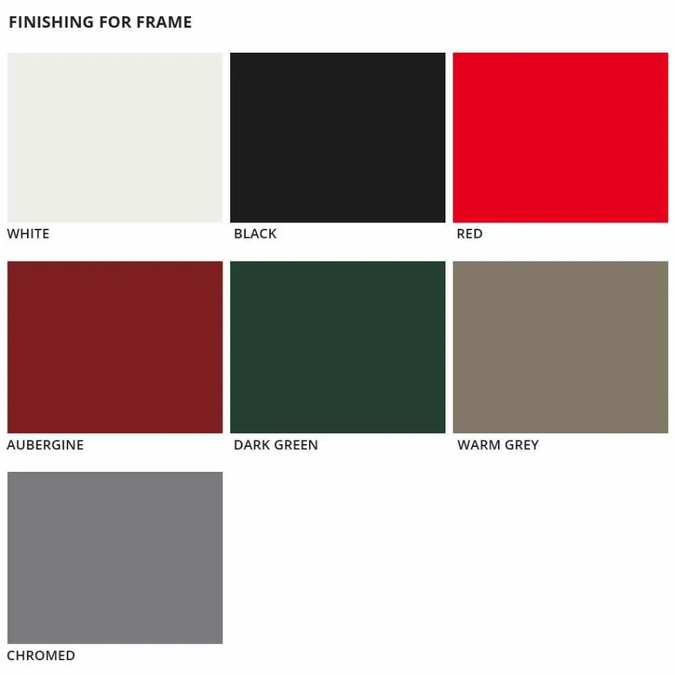 4 cadeiras empilháveis em metal e polipropileno fabricadas na Itália - Clarinda Viadurini