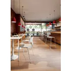 4 cadeiras empilháveis em metal e polipropileno fabricadas na Itália - Clarinda Viadurini