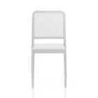 4 cadeiras empilháveis internas e externas em polipropileno - Peacock Viadurini