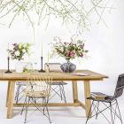 4 Cadeiras de Sala de Jantar em Aço e Tecido Kubu Homemotion - Kendall Viadurini