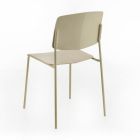 4 Cadeiras Confeccionadas com Assento em Polipropileno de Diferentes Acabamentos e Metal - Daiquiri Viadurini