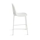 Conjunto de 4 banquetas para sala de estar em polipropileno e estrutura metálica - Dinamo Viadurini