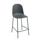 Conjunto de 4 banquetas para sala de estar em polipropileno e estrutura metálica - Dinamo Viadurini