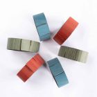 6 anéis de guardanapo de design em cores sortidas feitos na Itália - penico Viadurini