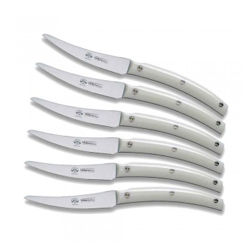 6 facas de mesa Convivio Nuovo Berti exclusivamente para Viadurini - Alonte