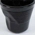 6 xícaras de café amassadas em vidro colorido - Sarabi Viadurini