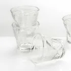 6 xícaras de café amassadas em vidro colorido - Sarabi Viadurini