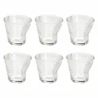 6 xícaras de café amassadas em vidro colorido - Sarabi Viadurini