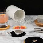 Acessórios para aperitivos - Instrumentos para coquetéis em mármore, madeira e aço - Norman Viadurini