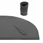 Acessórios de mesa em couro regenerado 5 peças fabricadas na Itália - Medea Viadurini