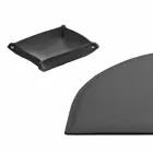 Acessórios de mesa em couro regenerado 5 peças fabricadas na Itália - Medea Viadurini