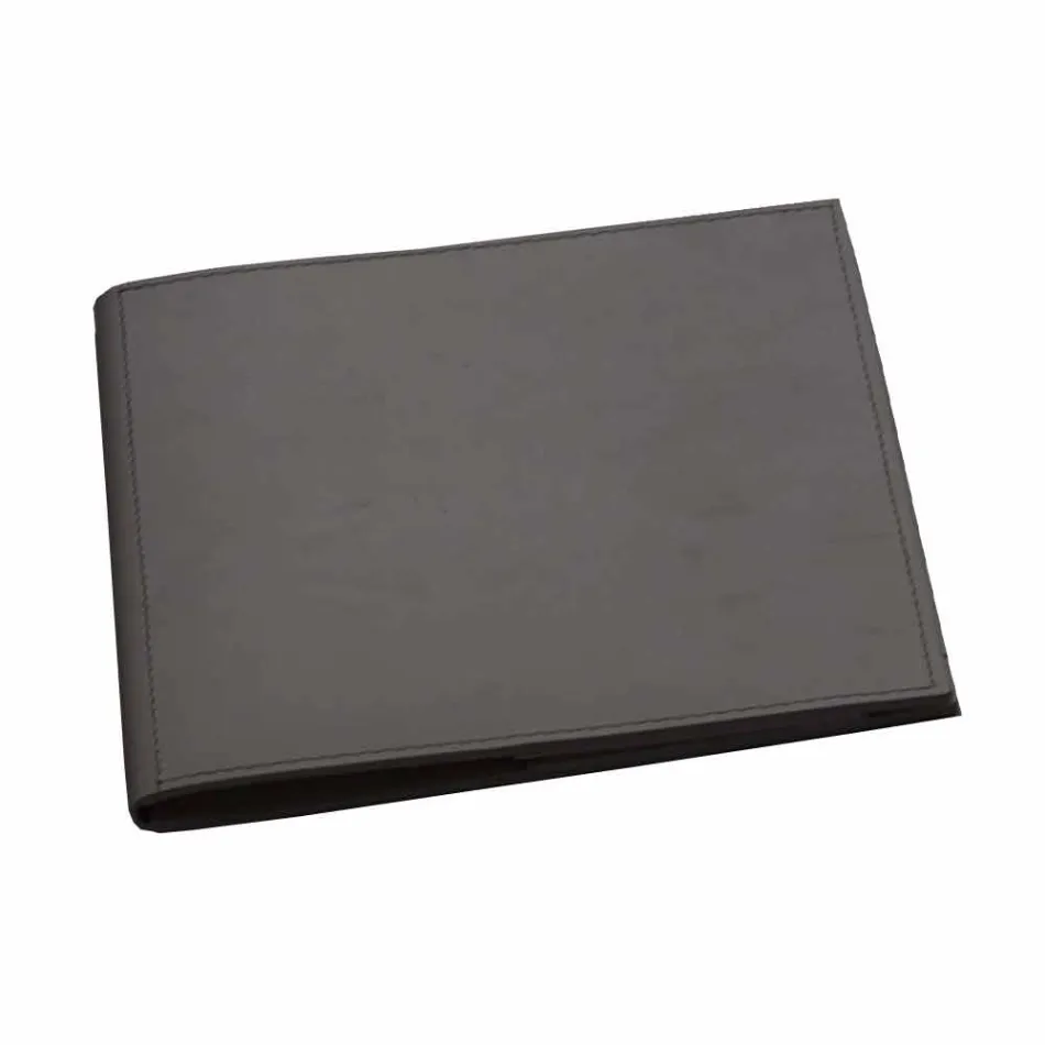 Acessórios de mesa em couro regenerado 5 peças fabricadas na Itália - Medea Viadurini