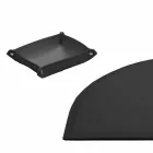 Acessórios de mesa em couro regenerado 5 peças fabricadas na Itália - Medea Viadurini