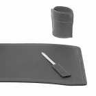 Acessórios Mesa de couro regenerado de 4 peças fabricada na Itália - Brando Viadurini