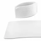 Acessórios Mesa de couro regenerado de 4 peças fabricada na Itália - Brando Viadurini