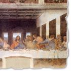 Fresco feito na Itália "A Última Ceia" de Leonardo da Vinci Viadurini