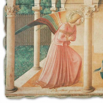 Beato Angelico, fresco, reprodução, "Annunciation", feito à mão