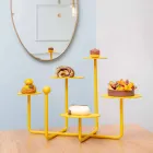 Suporte de Doces Design em Aço Pintado Made in Italy - Pennellope Viadurini