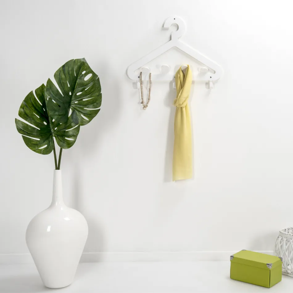 Cabide de revestimento de parede reciclável Plexiglass Hanger 2 peças - Tirreno Viadurini