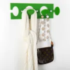 Cabide de parede colorido em Plexiglass Double Design 3 peças - Fratack Viadurini