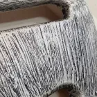 Design de cabide de parede decorado à mão em folha de prata Holt Viadurini