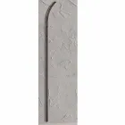 Cabide de metal para revestimento de parede com 2 ganchos e luz LED Made in Italy - Osmio Viadurini