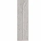 Cabide de metal para revestimento de parede com 2 ganchos e luz LED Made in Italy - Osmio Viadurini