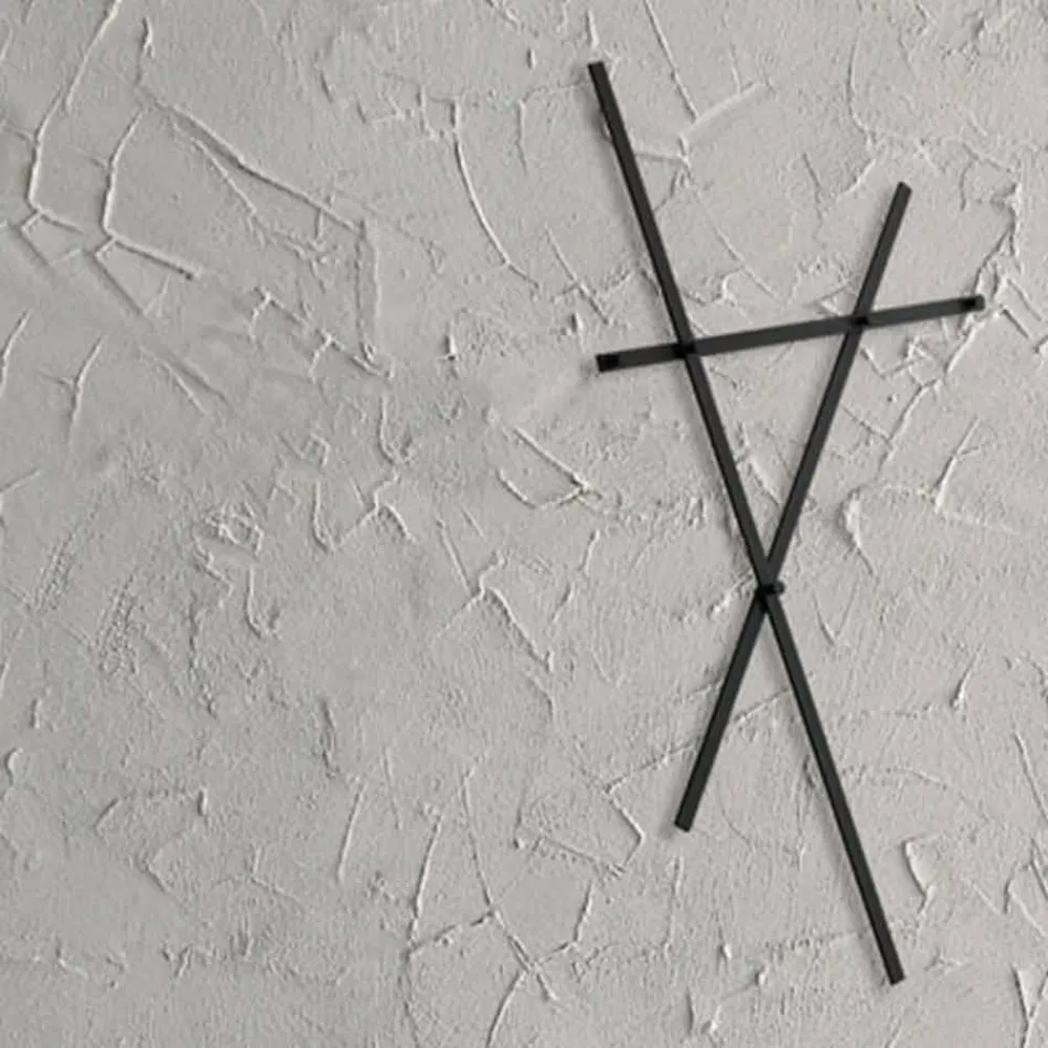 Cabide de Parede em Metal Pintado com 5 Estacas Fabricado na Itália - Olmium Viadurini